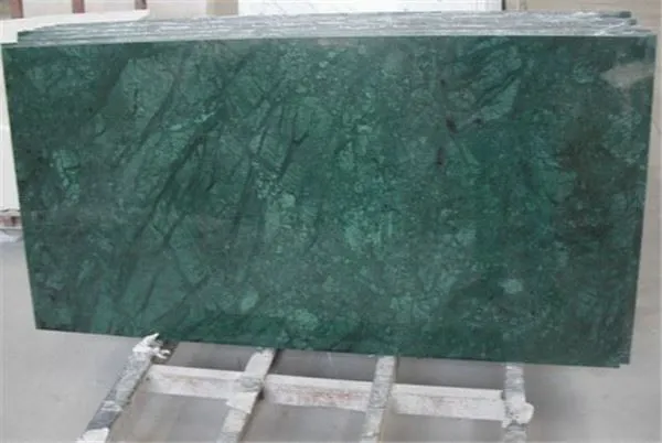 green marble vanity top polished