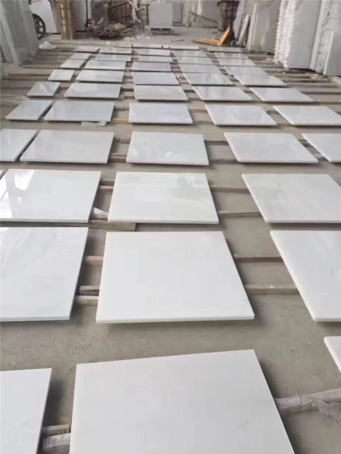 pure white marble floor tiles  for interior