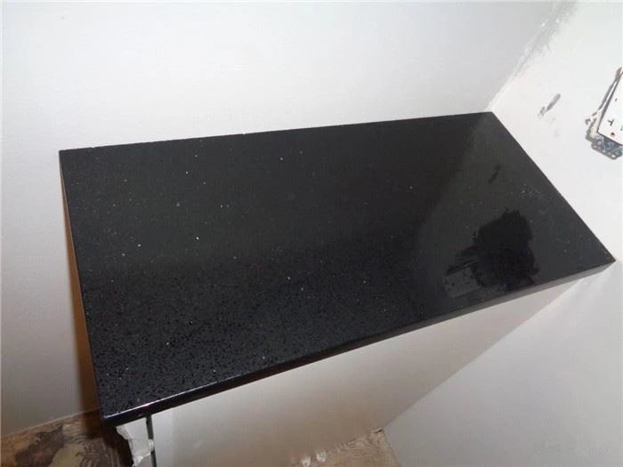 Quartzové dosky Black Sparkle