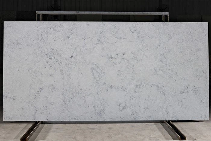 Carrera gray quartz countertops slab