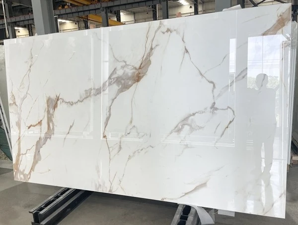 Calacatta Gold Nano Glass slabs