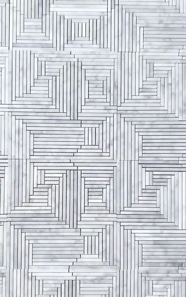 Mozaikové podlahové dlaždice Carrara