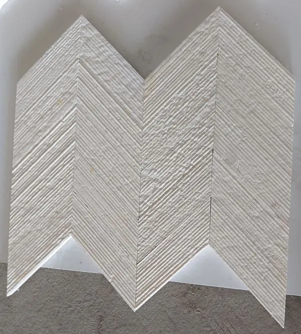 Vápencové obklady Chevron