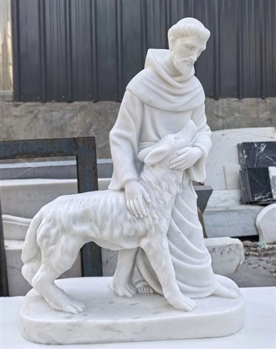 Socha sv. Františka s vlkom